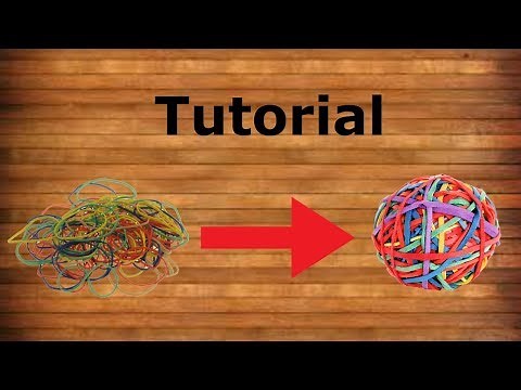 How to make a Rubber Band Ball