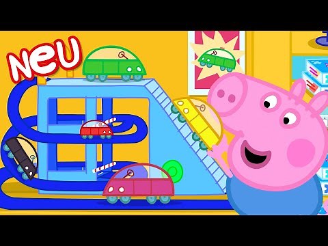 Peppa-Wutz-Geschichten | George Spielt Mit Spielzeugautos | Videos für Kinder