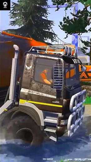 Extreme Mud Truck Challenge in MudRunner | Offroad Logging Mission! #mudrunner #shorts