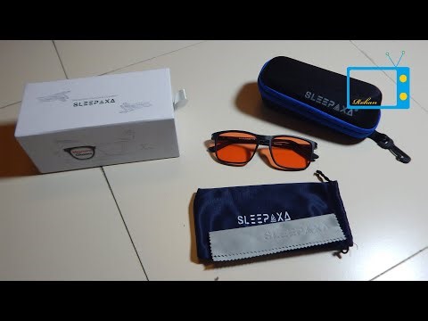 SleepAxa Blue Light Blocking Amber Glasses Unboxing & Test