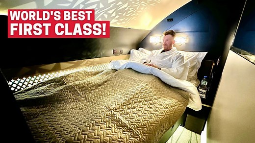 8 hours on world’s best first class flight | Etihad The Residence