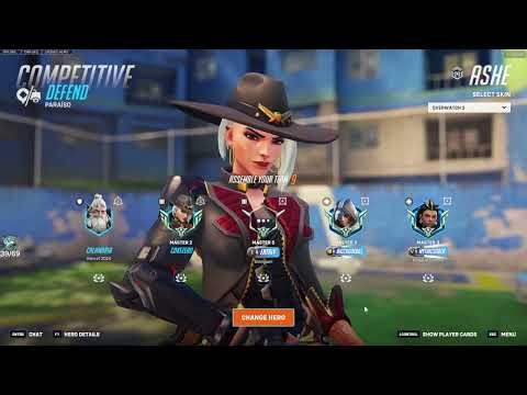 IDDQD DOMINATES with Ashe (Unreal Accuracy) Overwatch 2 Gameplay