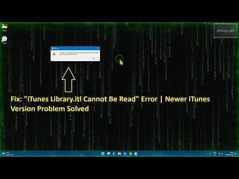 How to Fix "The file iTunes Library.itl Cannot Be Read" (Newer Version Error)✅