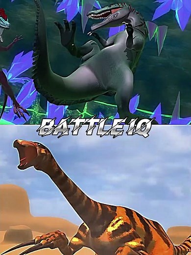 Siamosaurus VS Therizinosaurus | GA7 (Old Remake) #pong1977 #shorts