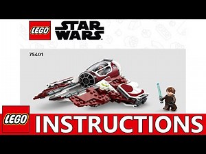How to build LEGO Star Wars 75401 - Ahsoka's Jedi Interceptor (Step-by-Step Tutorial)