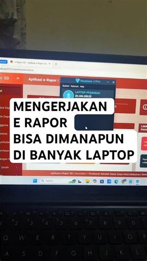 MENGERJAKAN E RAPOR BISA DIMANAPUN