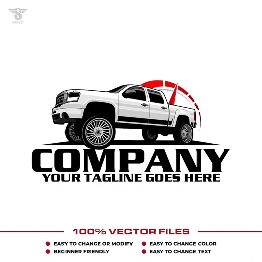 Pickup Truck Logo: Fully Editable, Diesel Performance Shop Garage Vector Design - Etsy Canada