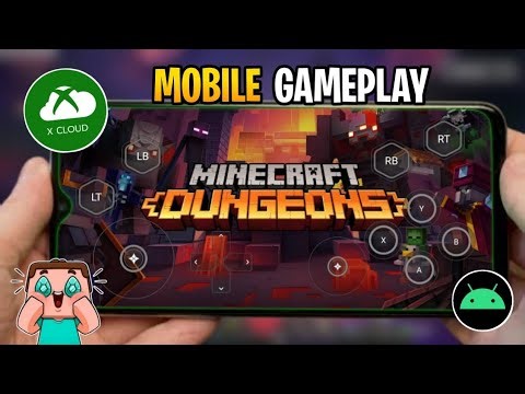 Play Minecraft Dungeons in Mobile (Android)🔥|| Xbox Cloud Emulator💚