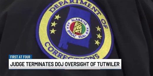 Judge terminates DOJ oversight of Tutwiler Prison