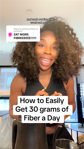 Replying to @ashtray ashley_i As a dietitian, I love showing people what fiber goals can look like in real life. Getting 30g of fiber a day is way easier when you stop trying to do it perfectly. Food first, but a good fiber supplement can be helpful when you need support filling in the gaps. #fiber #highfibermeals #highproteinmeals #guthealth #dietitiantips