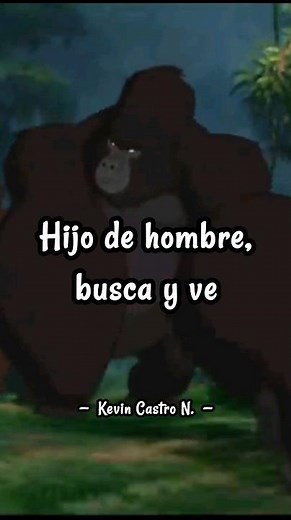 Tarzán — "Hijo De Hombre" (letra) #tarzan #hijodehombre #philcollins