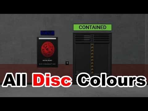 SCP-093 / All Disc Colors - SCP Roleplay - (Roblox)