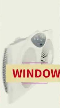 Comfort Zone Twin Window Fan (CZ319WT):