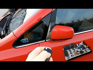 Opel Zafira B module for folding mirrors via remote