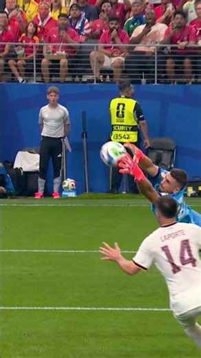 Unia Simon saves Cristiano Ronaldo’s attempt to goal. #FIFAWorldCupOnYT