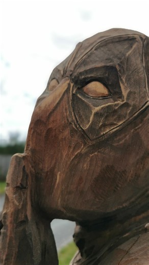 I Carved Deadpool for Wrexham