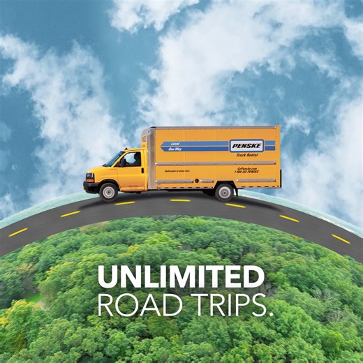 Keep your eyes on the road ahead, not the odometer. With Penske, enjoy free unlimited miles on one-way household rentals. | Penske