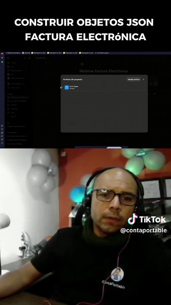 Contruir objetos json de la factura electrónica #json #facturaelectronica #ia #contaportable #fyp #chatgpt