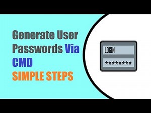 Generated Passwords on Windows 11 Via CMD Command Prompt. Nothing is too late to know.