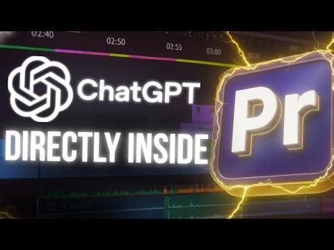 Edit 2× Faster in Premiere Pro — This Extension Puts ChatGPT in Premiere Pro