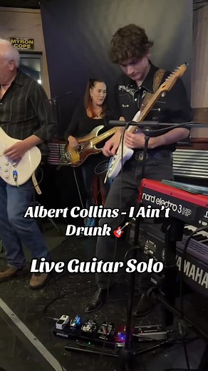 Some more Albert Collins for ya! From our opening set at the Wednesday Big Blues Jam! Featuring Allen Anderson Craig Anderson Jodie Woodward and Scotty Rivera 🎸 Filmed by my sweetest love @madelinebrik 😘 Fender Strat (w/ Fralin Blues Special Pickups) - Fulltone Plimsoul - Mesa Lonestar Special @fender @mesaengineering @fulltoneeffects @jimdunlopusa #guitarsolo #guitar #stratocaster | Sean Bresnan