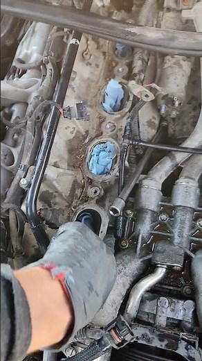 Porsche Cayenne starter removal tip