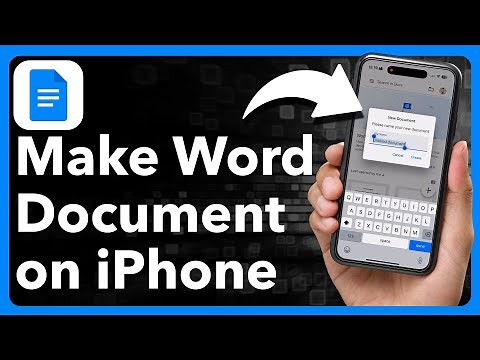 How To Create Word Document On iPhone