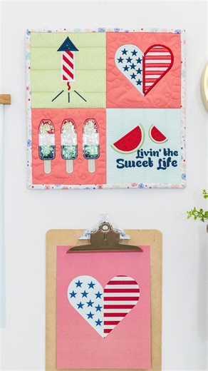 6.6K views · 39 reactions | 1,2,3,4,5...6! Six NEW Mini Quilts are coming May 15th  Mini Quilts, Vol. 2: July-December are the perfect projects no matter your skill level! Take a close look at the Christmas quilt here - https://kimberbell.com/mini-quilts-vol-2-july-december/?el=FB-Organic | Kimberbell Designs | Facebook