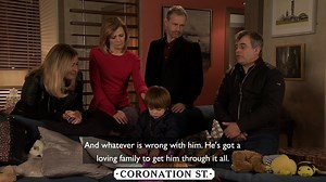 "Well, something like this puts everything into perspective doesn't it?" If you have been affected by Oliver's story, please visit: https://bit.ly/3dI3l14 #Corrie #Oliver #Leanne #Steve #Nick #Liz | Coronation Street