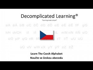 The Czech alphabet