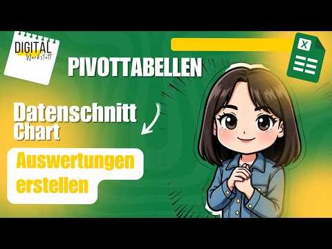 Pivottabellen erstellen (Datenschnitt, Chart)