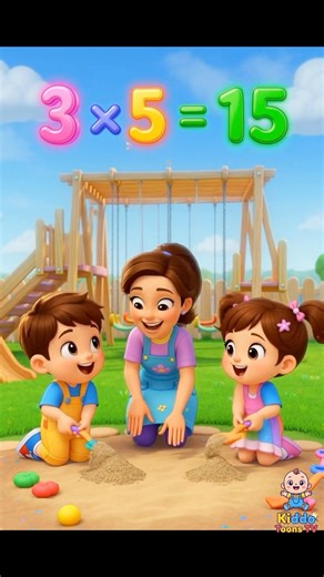 Learn Table of 3 Fast 🚀 | Kids Math Song with Actions | Kiddo Toons TV#shorts #nurseryrhymes