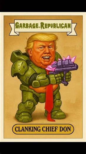 🎮🖼️ Trump + HALO: after the White House Master Chief meme, the guy who buys his own portraits