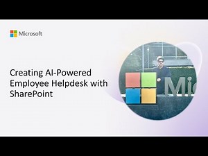 Creating AI-Powered Employee Helpdesk with SharePoint