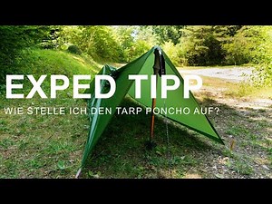 Exped Tip: How do I set up the Tarp Poncho? (English subtitles)