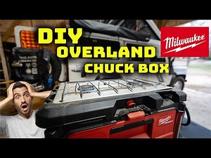 ‪@MilwaukeeTool‬ Packout kitchen [‪@OverlandBound‬ DIY chuckbox]