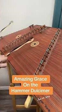 Amazing Grace how sweet the sound #dulcimer #amazinggrace #hammereddulcimer #music #christianmusic
