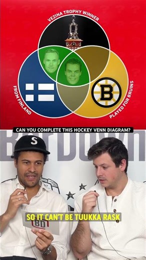 BARDOWN GAME: Can you fill ALL 7 spaces on this hockey Venn diagram?
