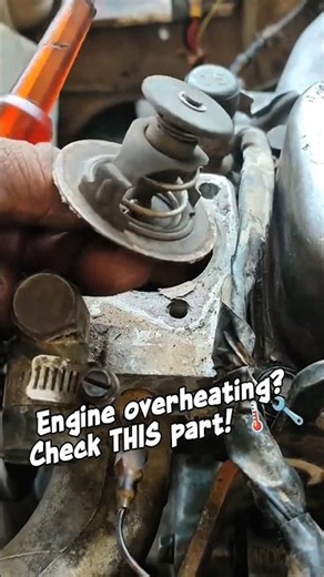 How to Remove a Rusted Engine Thermostat 🚗🔧 #shorts #mechanic
