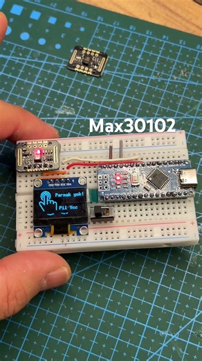 Arduino project idea max30102 Pulse sensor #arduino #projects #idea #stem #code