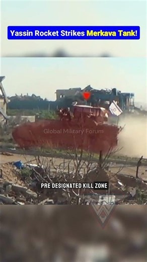 Al-Qassam Kill Zone Ambush on IDF Armor
