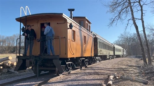 35K views · 859 reactions | C-74 Caboose Is Back on Track! The caboose will once again pull up the rear of our trains for the 2024 season which starts May 11th! After being sidelined for servicing the caboose will celebrate it's 100th birthday year bringing joy and fun to riders on our trains. The video here shows C-74's passing the inaugural test run with flying colors in preparation for the season opening in a few weeks. | Mid-Continent Railway Museum | Facebook