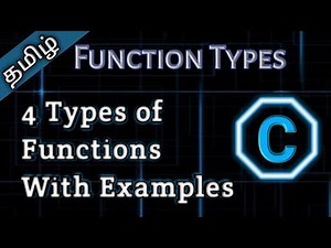 12. Types of Function in C in Tamil || Tamil Pro Techniques||