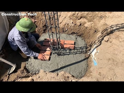 How to Build a Perfect Square Brick Column of 500 x 500 mm Size Quickly and Accurately