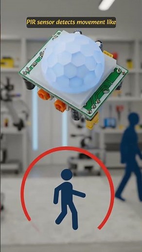 #Shorts - How PIR motion sensor work? #Arduino sensors- HC05 Bluetooth car #globalconnecteducation