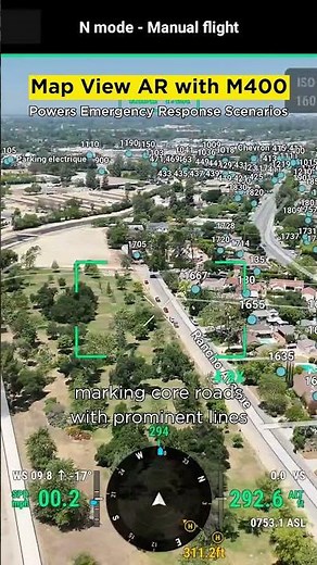 DJI Matrice 400 AR Map View Explained 🎙️ Drone mode that is great for emergency response missions