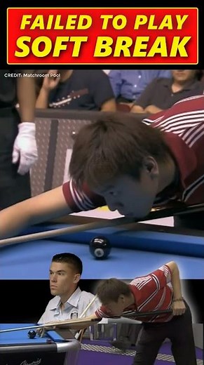Failed To Play Soft Break | Wu Chia Ching vs Corey Deuel #shorts #worldpoolchampionship #2023