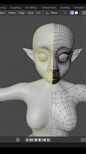 Retopology in Blender Tutorial - a guide to wireframes retopologize body, hand and everything