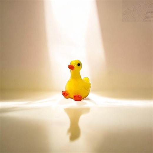 Yellow Mini Goose Figurine – Tiny 3D Printed Goose for Fairy Gardens, Mini Farm Animal Decor, Terrarium Animal, Mini Garden Accent - Etsy