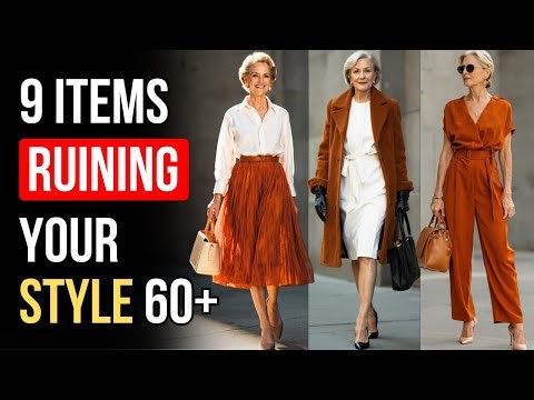 Never Keep These 9 Worst Items in Your Wardrobe (They’re Aging You!) | Women Over 60 Fashion